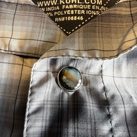 Kuhl Men's Gray Plaid Shirt - Picture 8 of 10